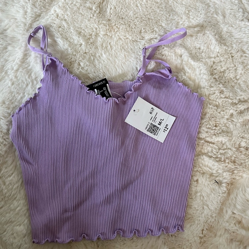 NWT purple tank top from f21!